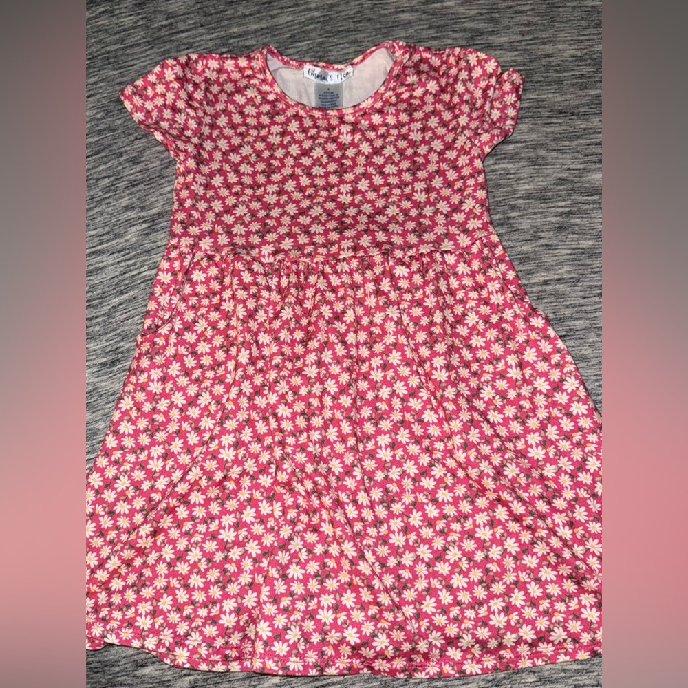 Little Girl's Pink Daisy Swing Dress - Carter's